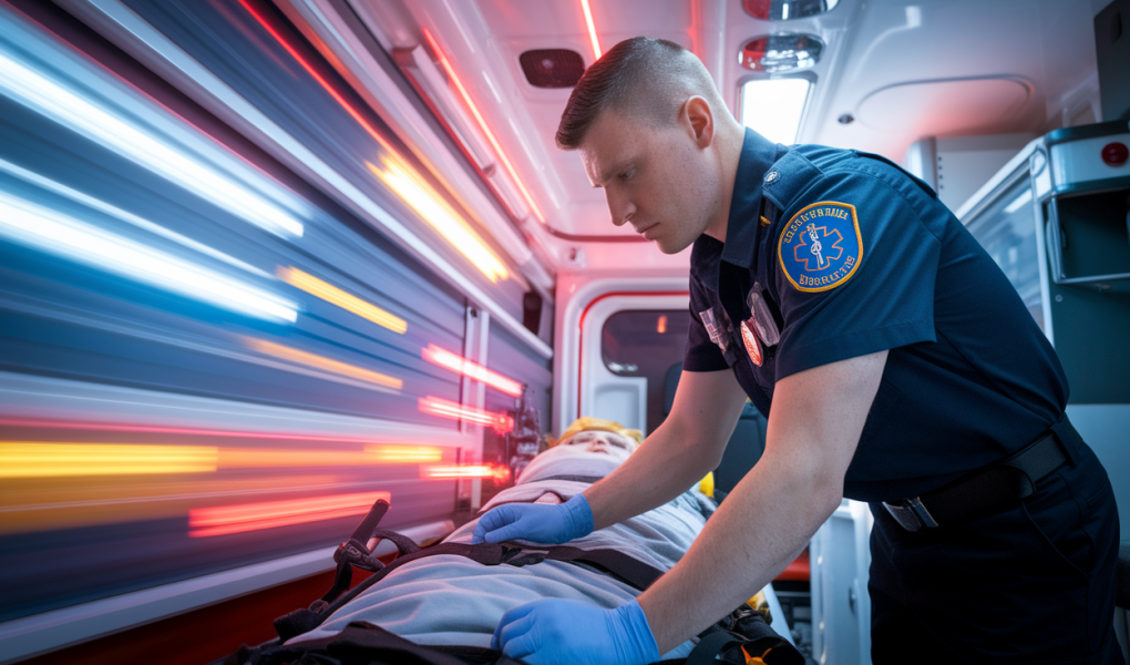 ambulancier-brancard-patient-ambulance