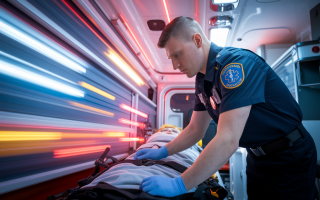 ambulancier-brancard-patient-ambulance