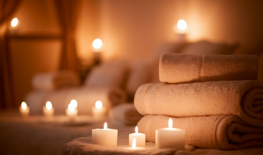 piece-sereine-serviettes-bougies-rideaux