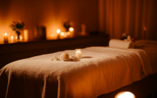 salle-massage-table-linge-blanc