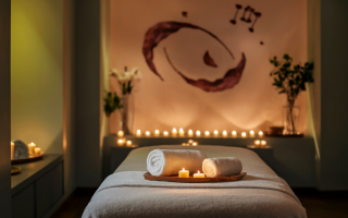salle-massage-table-serviettes-bougies