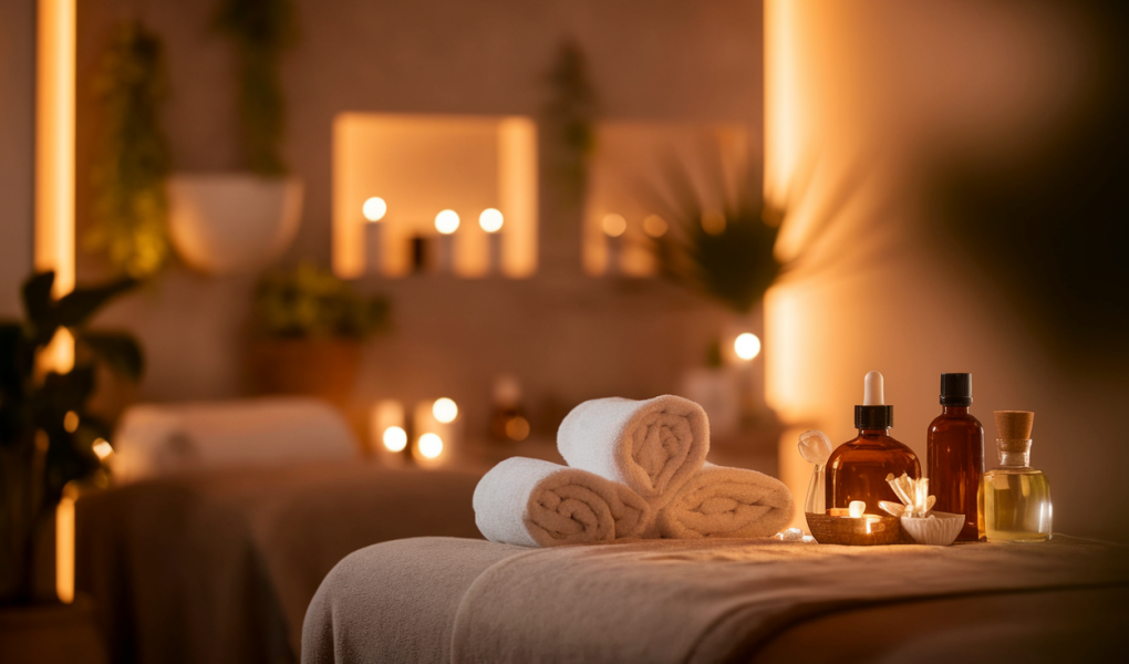 salle-soin-table-massage-serviettes