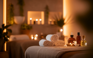 salle-soin-table-massage-serviettes