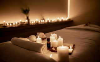 salle-spa-table-massage-bougies