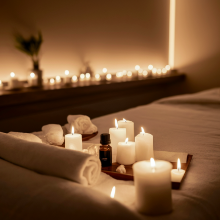 salle-spa-table-massage-bougies