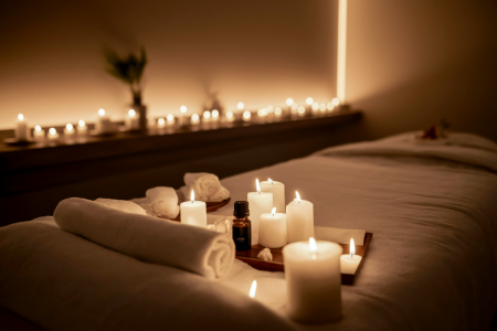 salle-spa-table-massage-bougies