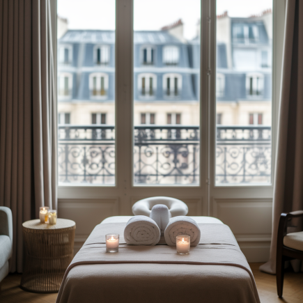salon-paris-table-massage-serviettes-fenetre