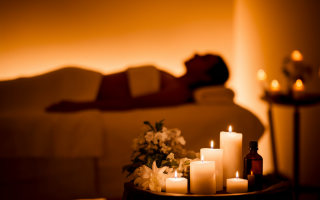silhouette-table-massage-bougies
