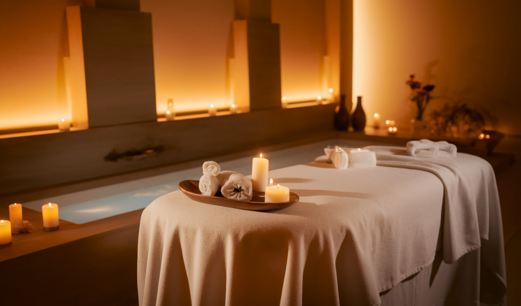 spa-table-massage-linge-blanc-bougies