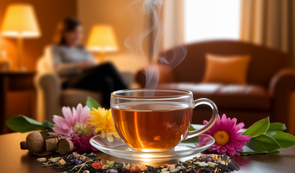 tasse-tisane-table-bois-fleurs