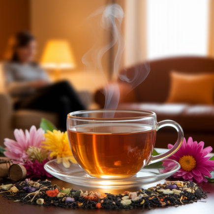 tasse-tisane-table-bois-fleurs