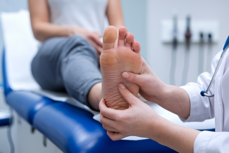 podologue-pied-examen-contexte-medical