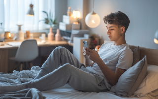 chambre-moderne-jeune-lit-smartphone