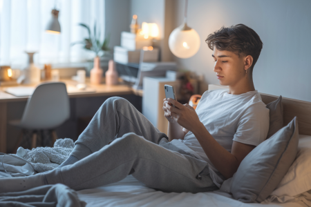 chambre-moderne-jeune-lit-smartphone