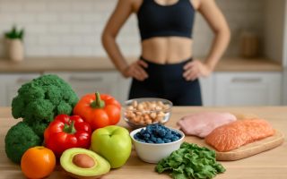 nourriture-saine-cuisine-fruits-legumes-proteines