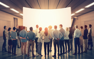 personnes-dos-ecran-piece-moderne