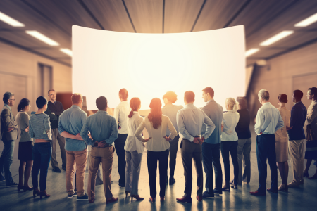 personnes-dos-ecran-piece-moderne