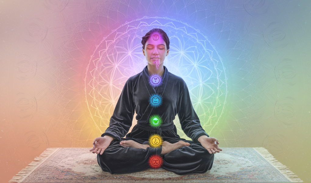 cercle-meditation-lotus-chakras-couleurs