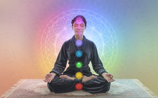 cercle-meditation-lotus-chakras-couleurs