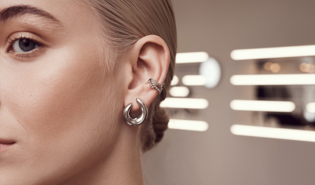 oreille-piercing-conch-metal-argente