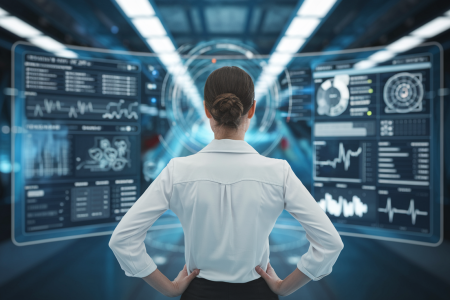 medecin-blouse-ecran-holographique-technologie