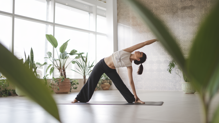 Trikonasana : Bienfaits et Comment Réaliser la Posture du Triangle